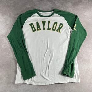 Women's Colosseum Athletics Baylor Bears University Raglan Medium LS Top College